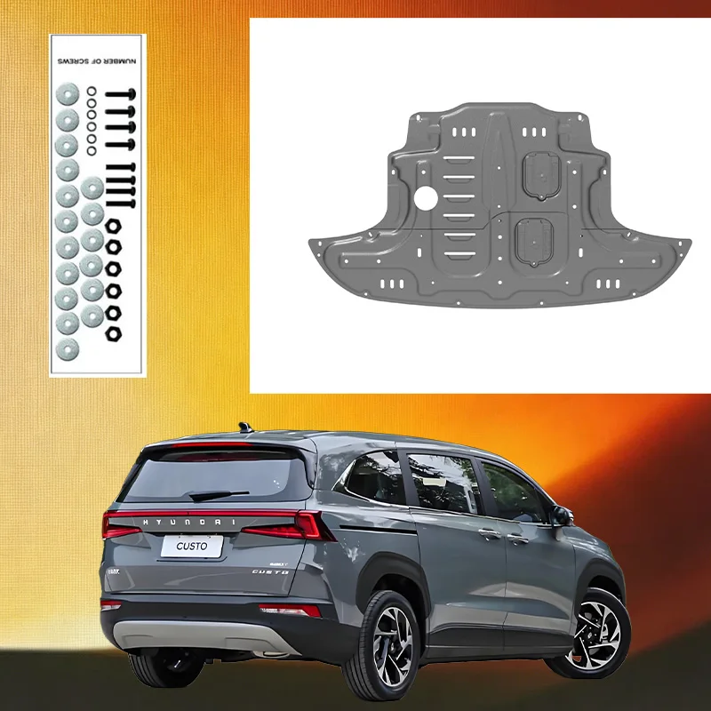 Durable Underbody Protection Engine Skid Plate For  Hyundai CUSTO 2021-2024 1.5T 2.0T  High Quality Engine Shield Car