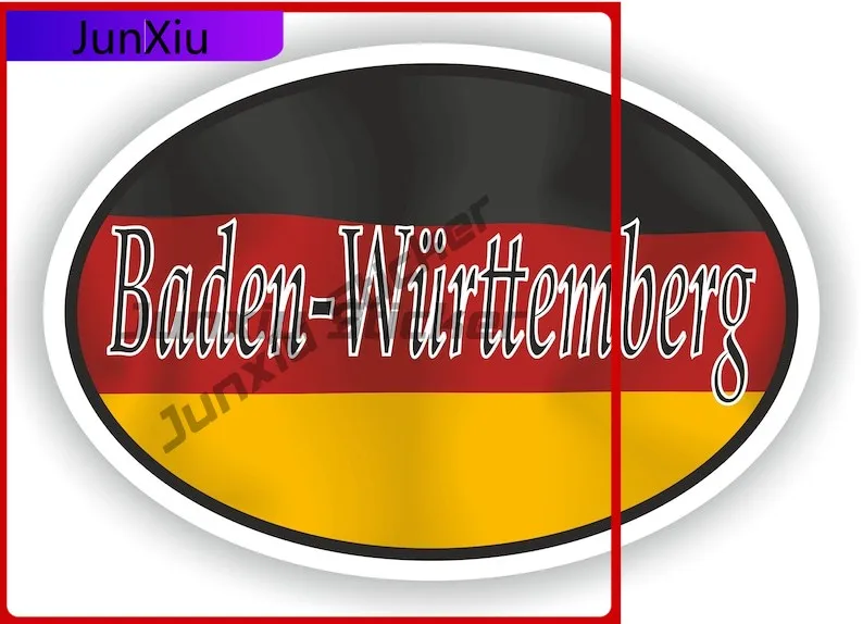 

Baden-Wurttemberg Germany City Country Code Cool Wall Motorcycle Anti UV Auto Accessories Vinyl Decal For Car Truck SUV Window