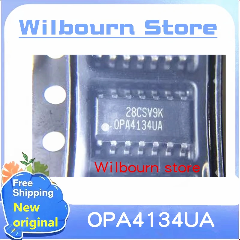 10PCS~50PCS/LOT OPA4134UA OPA4134UA/2K5 SOP14 100% New Spot stock