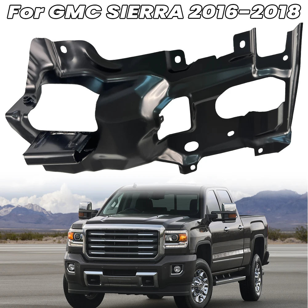 

Опорные кронштейны бампера для GMC Sierra 1500 2016 2017 2018, комплект опорных кронштейнов бампера, передняя левая и правая сторона, автомобильные аксессуары