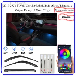 Gialulimn LED Ambient Light For Corolla Levin Ralink Allion Lingshang 2019 2020-2023 environmental Atmosphere Lamp ambiant Kit