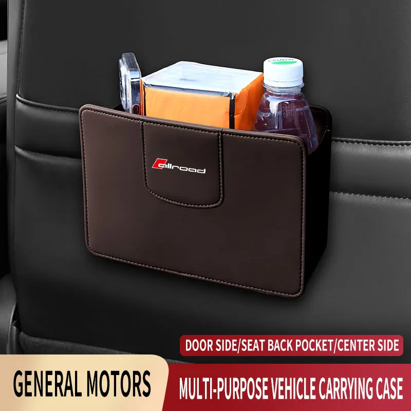 Car Seat Storage Box Auto Seat Back Organizer Box PU Leather Vehicle Storage Supplies For Kia Gt Gtline 2015-2022