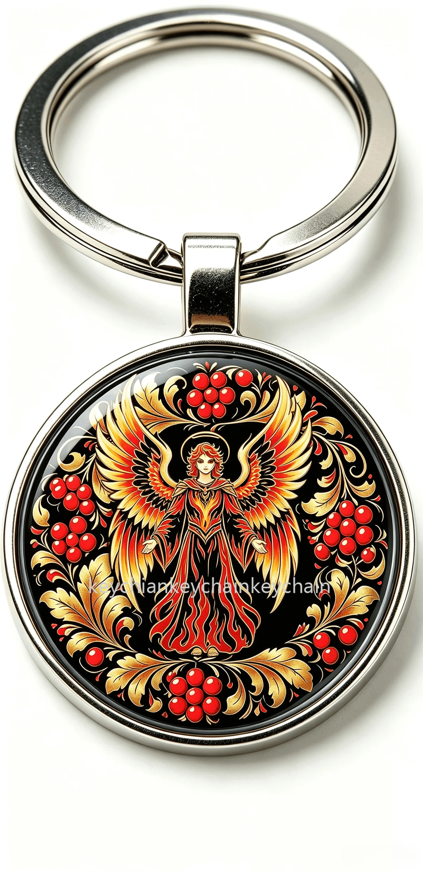 Russian folk art Angel god Keychain Keyring Bag Pendant Gift