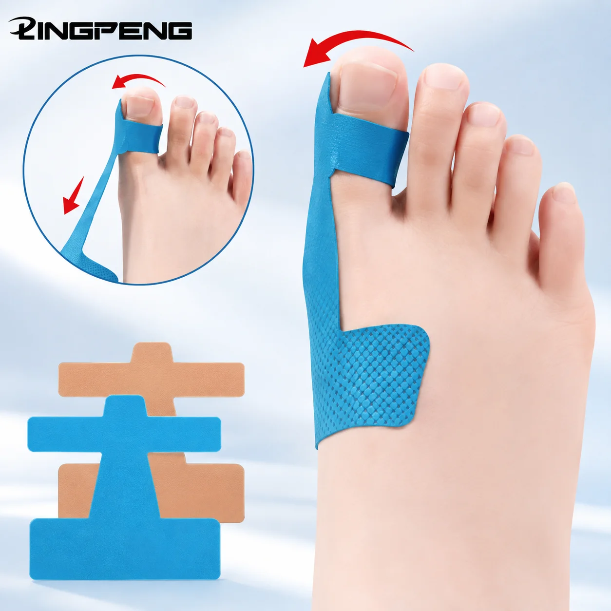 50-Pack Foot Corn And Callus Corrector And Relief with Big Toe Support And Pain Relief for Daily Use