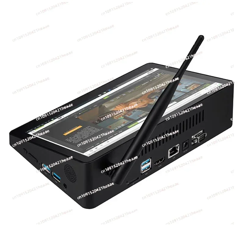 مناسبة لـ X10S Intel J4105 6G 64G مع شاشة لمس 10.1 بوصة Wins10 OS CPU رباعية النواة كمبيوتر مكتبي صغير كمبيوتر لوحي