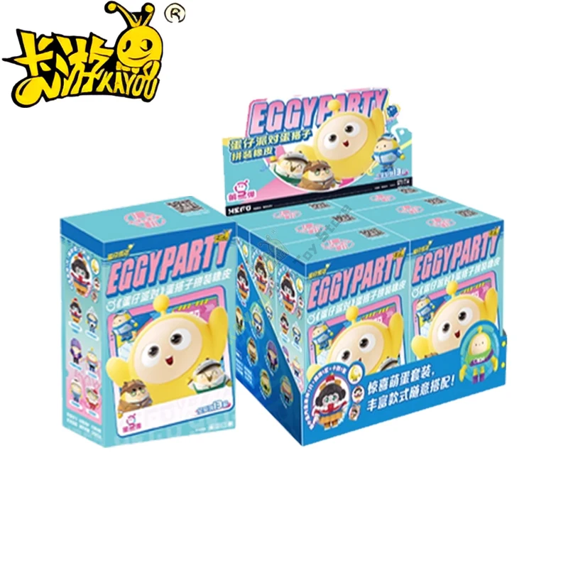 

KAYOU Official Genuine Version Eggy Party Card Assembled Eraser Game Collection Cards Anime Peripheral Toys Flash Card Gifts