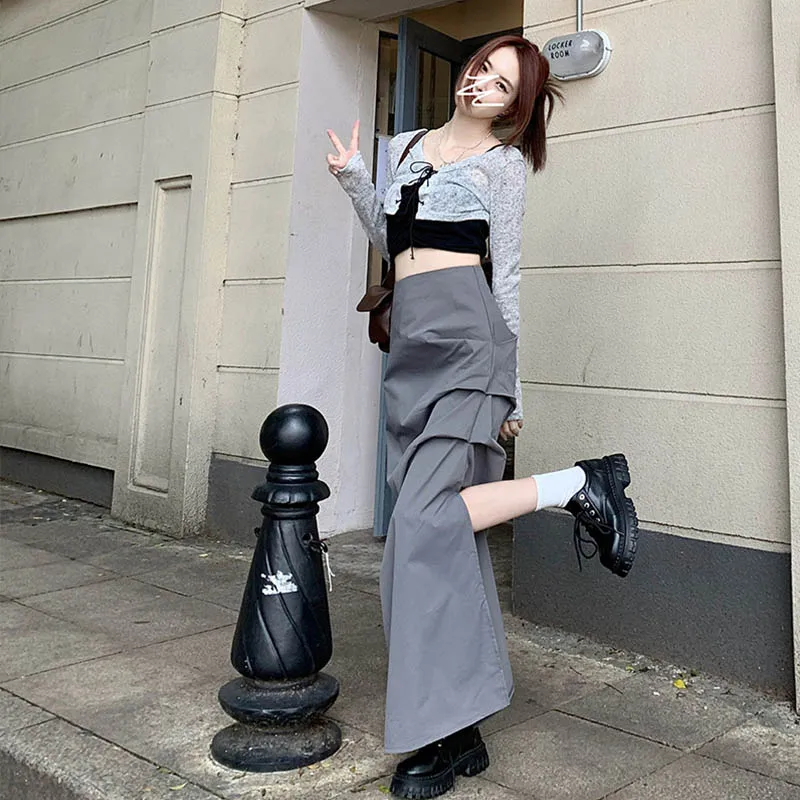 

Women's High-waisted A-line Skirt, Korean Style, Fashionable