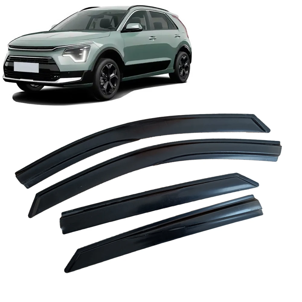 Window Visor for KIA NIRO HEV 2022 2023 2024 Wind Deflectors Rain Guards Door Visor Vent Shades Ventvisor Sun Rain Vent Shades