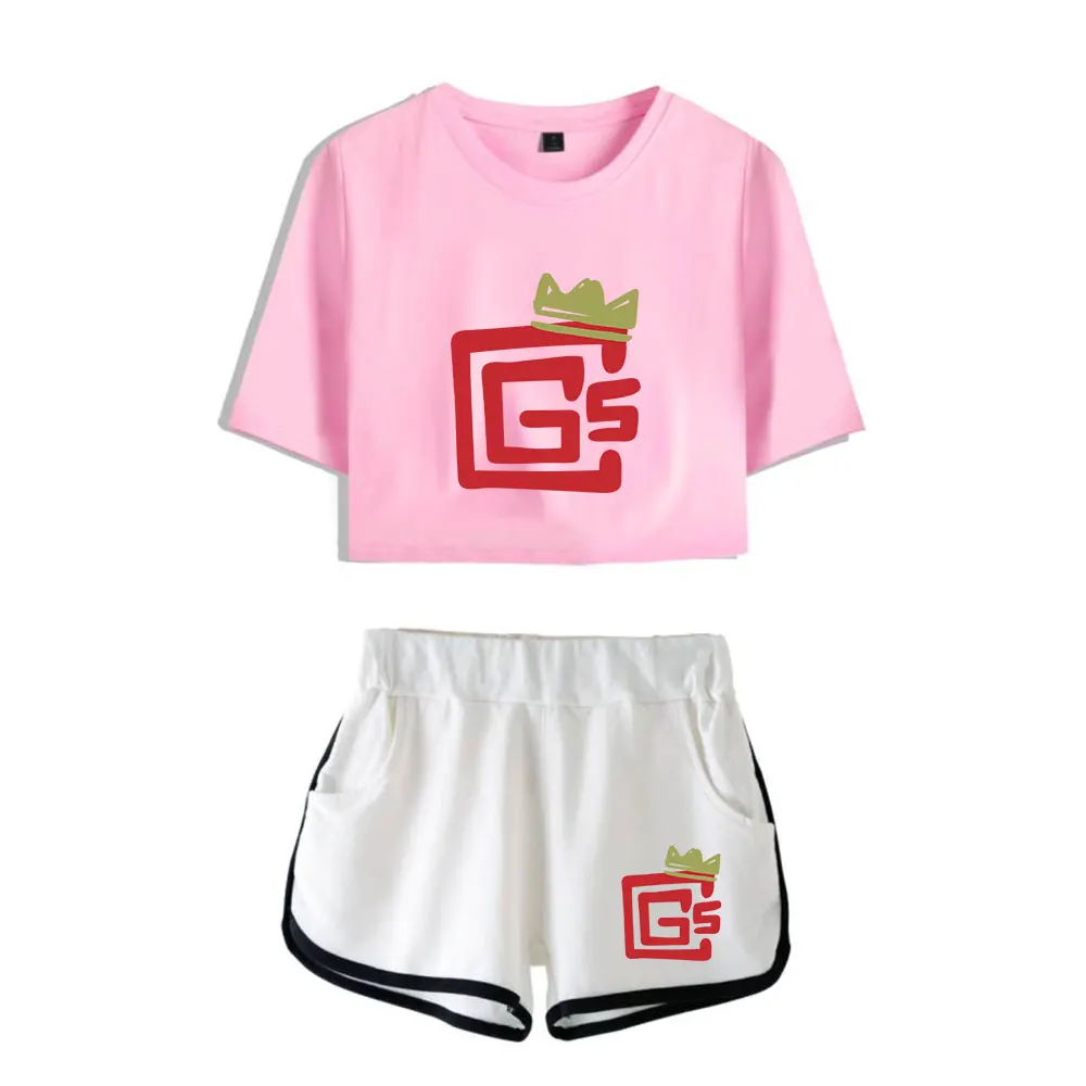 CG5 merch Lonely King 90s Vintage T-Shirt sets for women/men  short tshirt gym sets  streetwear short pants