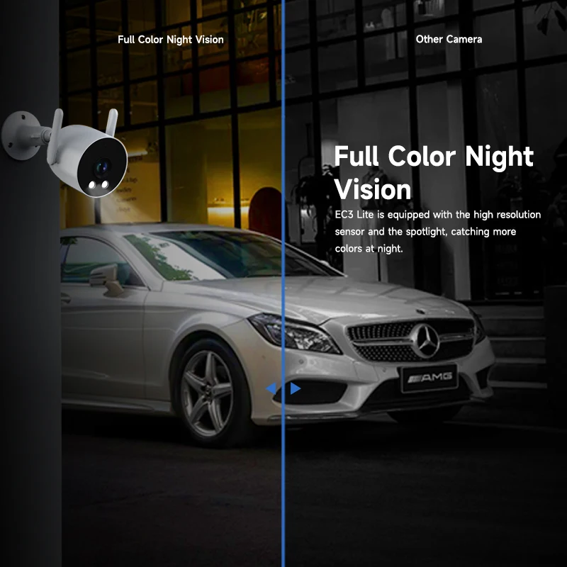 IMILAB EC3 Lite Outdoor Camera 2K Wifi IP Smart Color Night Vision Webcam Video Surveillance Courtyard Patio Security Camera