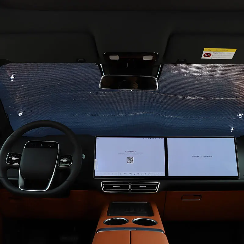 

For Lixiang L7 L8 L9 2023-2025 Aluminum Foil Car Front Windshield Sunshade Sun Protection Visor Sunshade Interior Accessories