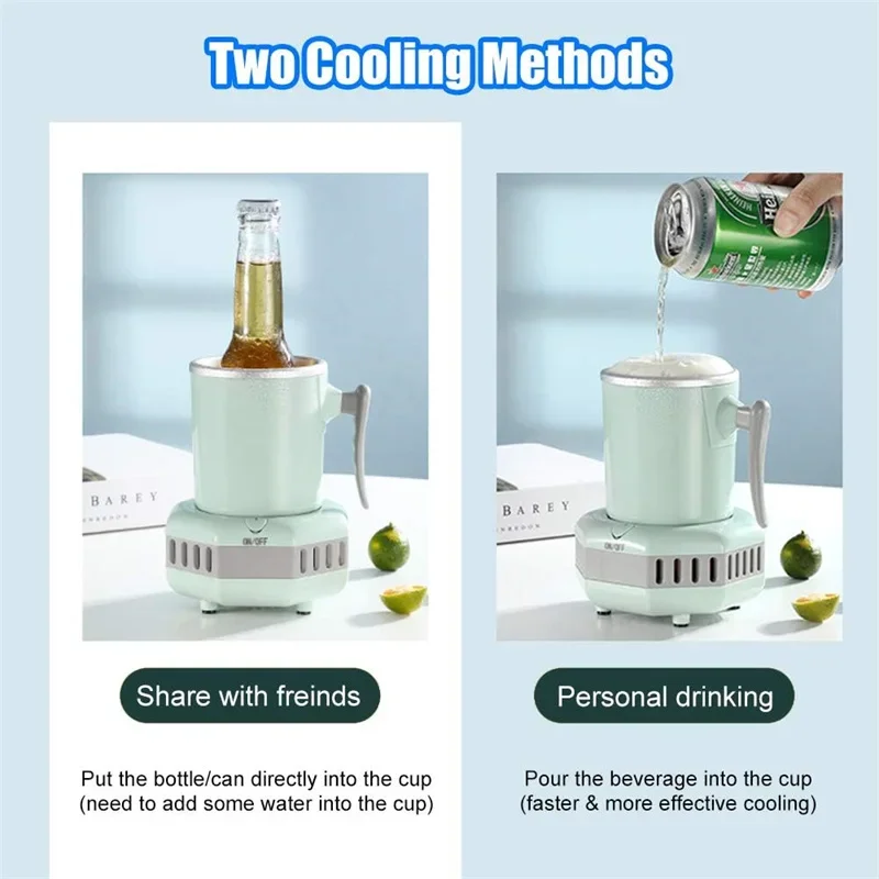 Fast Refrigeration Cup Portable Ice Cooling Cup Office Home Quick Cold Cup Freezing Machine Smart Quick Cooling Heating Cups