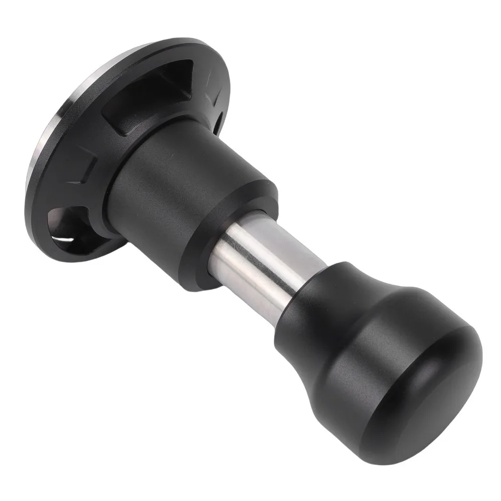 58.5mm Coffee Tamper Stainless Steel Spring Loaded Espresso Tamper Impact Mechanism Auto-Leveling Hand Coffee Tamper For Home