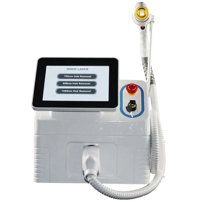 808nm diode laser three wavelength CE approval laser beauty machine ice painless diode for face body hair remove