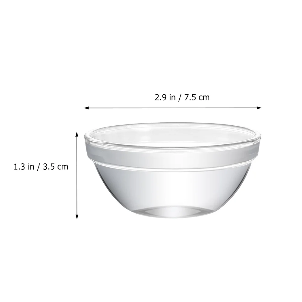 6 Pcs Bozai Cake Bowl Yogurt Food Bowls Yogurts Pudding Container Stacked Tableware