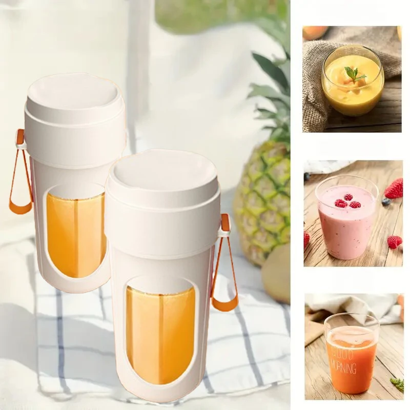 عصارة محمولة |   عصارة كهربائية لاسلكية متعددة الوظائف للاستخدام المنزلي. من السهل جدًا لصنع عصير الفواكه في كوب.) #3