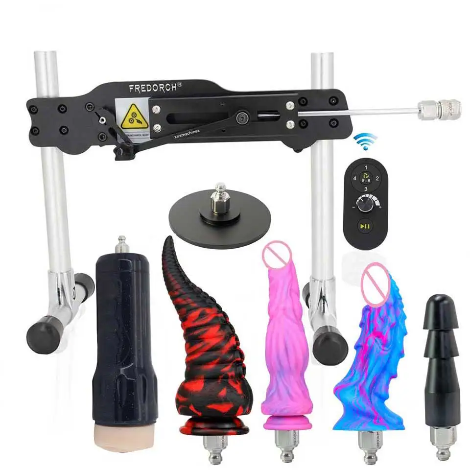 Sex Machine for Women and Men 86W Power Automatic Masturbation Machine with Colorful Dildo Mute Sex Toys Thrusting Love Machine