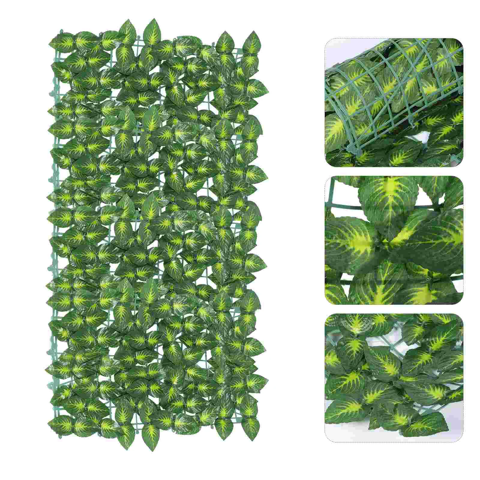 Artificial Plant Fence Privacy Garden Barrier Fences and Fencing Green Decor Balcony Net Hedging Leaf Ornaments