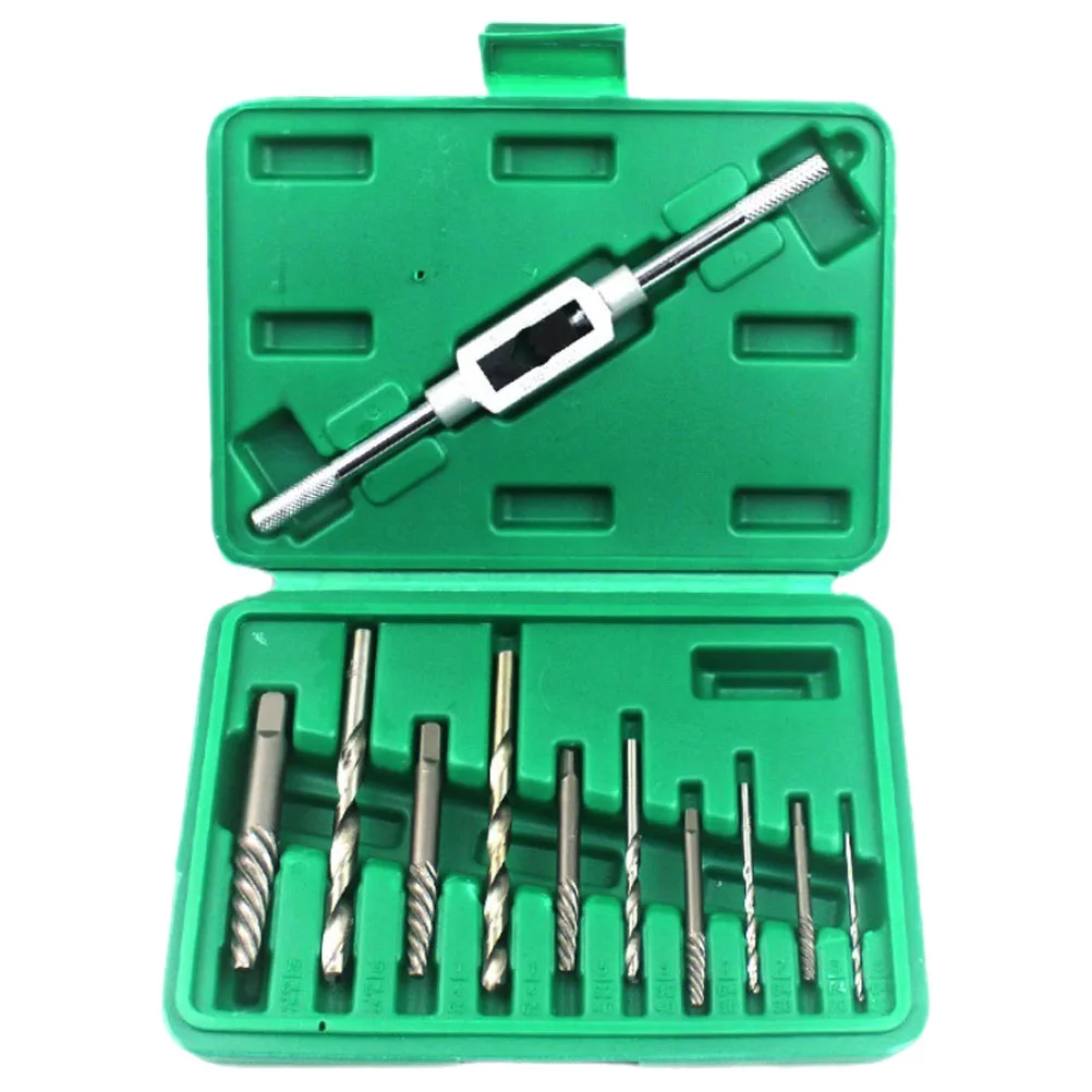 

1 set 11 Piece 3MM 10MM Bolt Extractor Kit Screw Remover Set Stripped Damaged Screw Removal Tool Plumbing Garden Tools