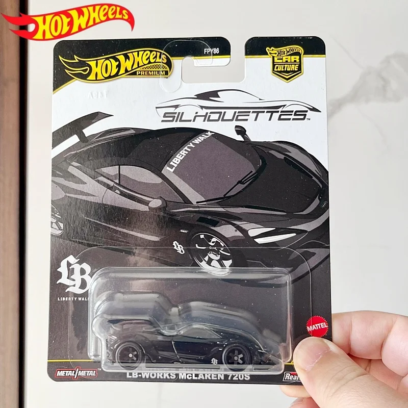 Hot Wheels Car Culture Silhouettes LBWK Nissan Skyline LB ER34 Super Silhouette Liberty Walk Real Riders Carro de Metal Diecast