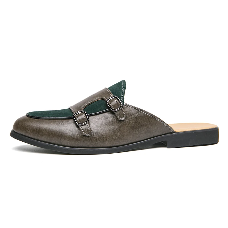 New Casual Leather Shoes For Men Summer Slip On Loafers Men British Style Leather Shoes Male Comfy Flat Loafers Men Good Quality