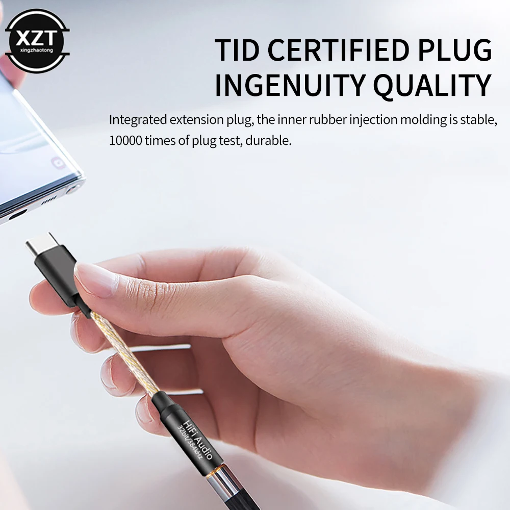 

Convertidor de Audio Digital para MacBook CX31993, compatible con USB tipo C, DAC a conector de 3,5mm, 16-32ohm, 32b/384kHz