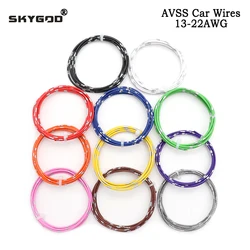 5~100m Car Wire AVSS Thin PVC Insulation Pure Copper Line 22 20 18 16 14 13 AWG Speaker Audio Cable DIY Automotive Wires