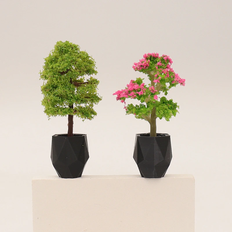 1/12 Poppenhuis Simulatie Plant Ingemaakte Model Poppenhuis Mini Woondecoratie Poppenhuis Micro Tuin Landschap Ornamenten