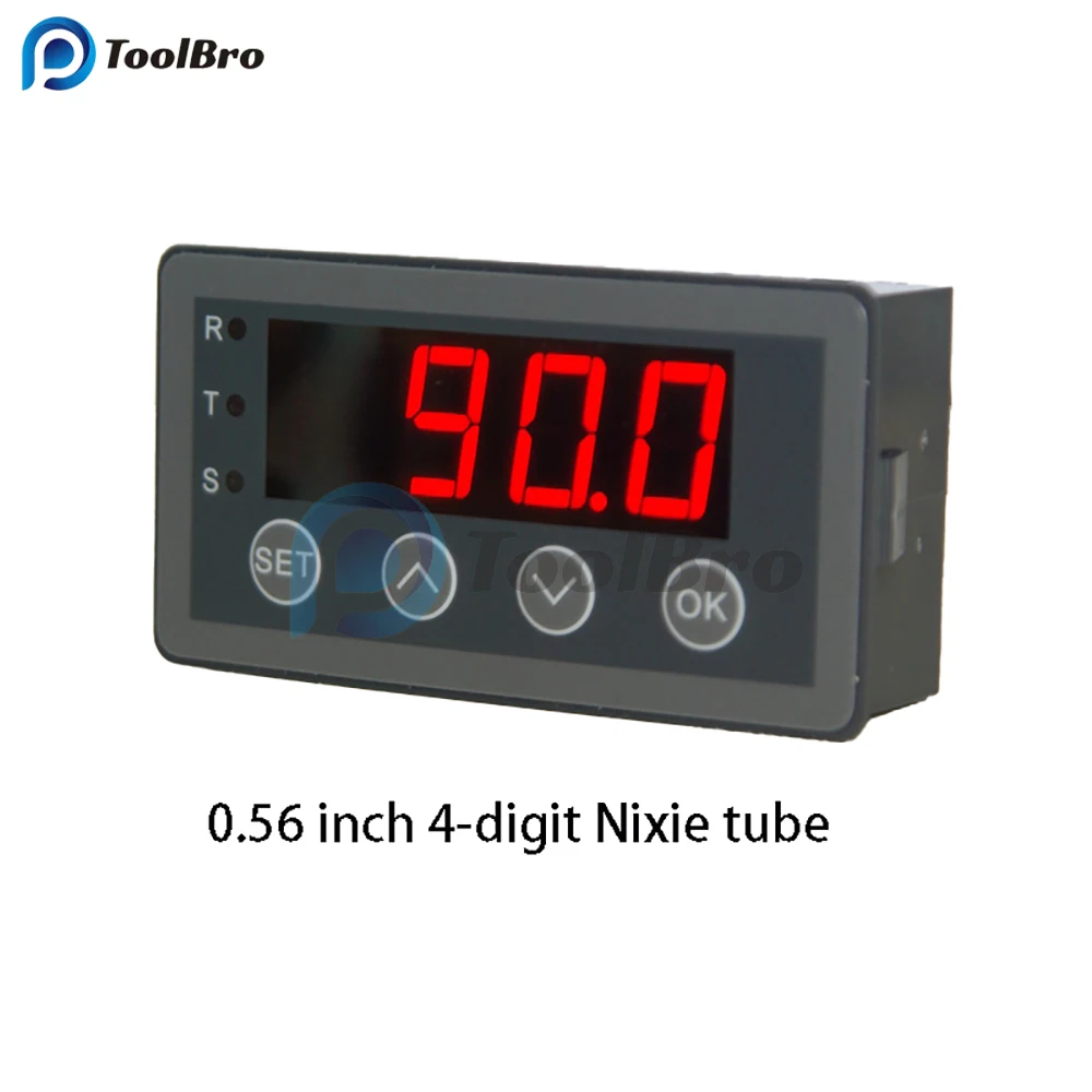 Medidor de Exibição Digital 010v 020ma 2-10v 4-20ma Display de Entrada Analógico para Transmissor Freqüência Velocidade Pressão Nível de Água