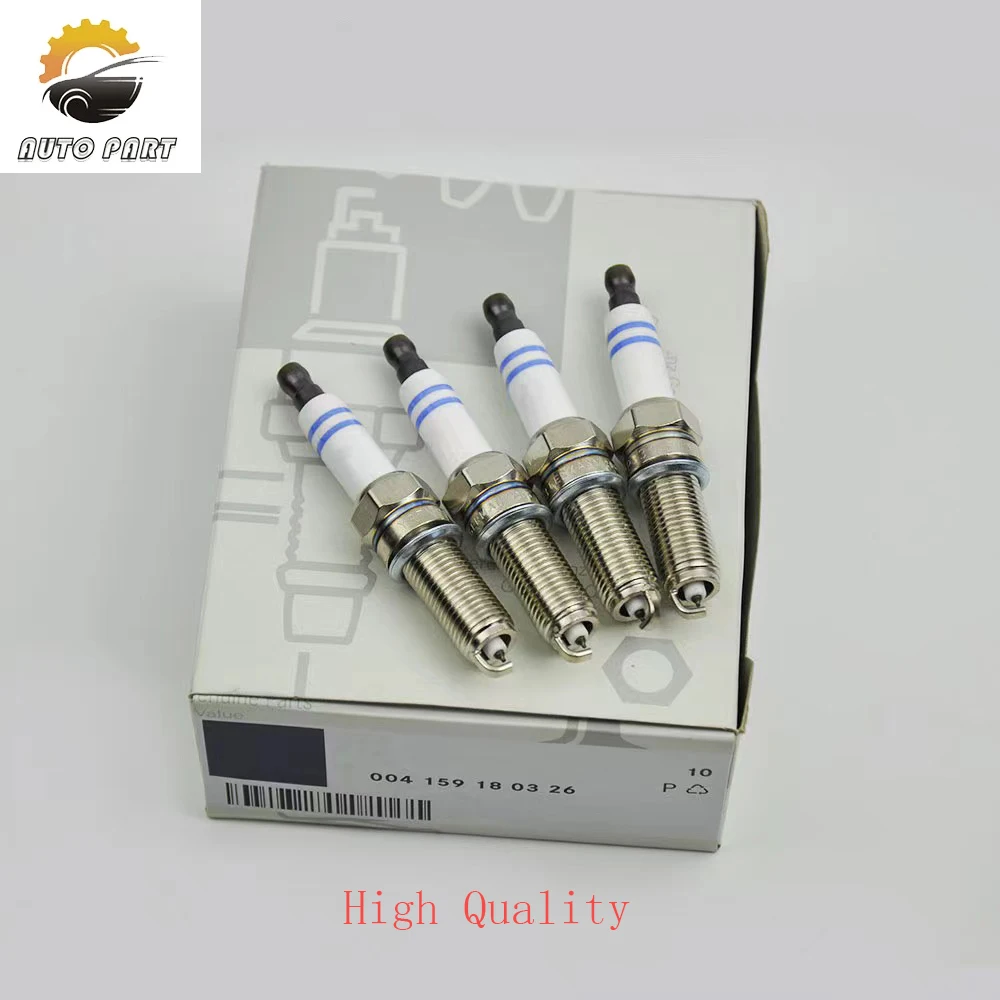 

4/6pcs new high quality iridium spark plugs A004159180326 YR7MPP33 for Mercedes Benz W203 W204 W211 W212 W251 C204 C209 CL203