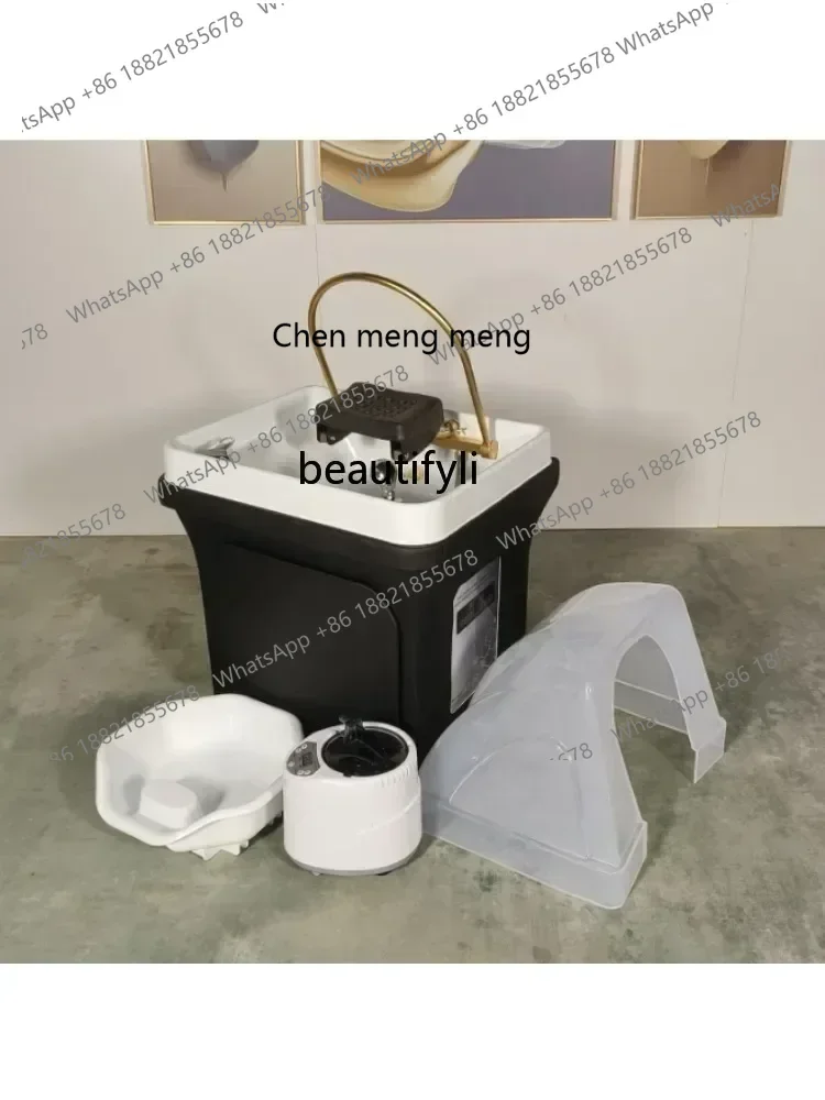 

Thai-Style Single Mobile Barber Shop Flushing Shampoo Basin Fumigation Intelligent Constant Temperature Water Circulation