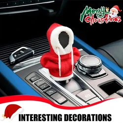 Car Gear Lever Shift Cover Christmas Jackets Gear Shift Knob Hoodie Gearbox Hoodie Speed Lever Sweatshirt Cover Car Accessories