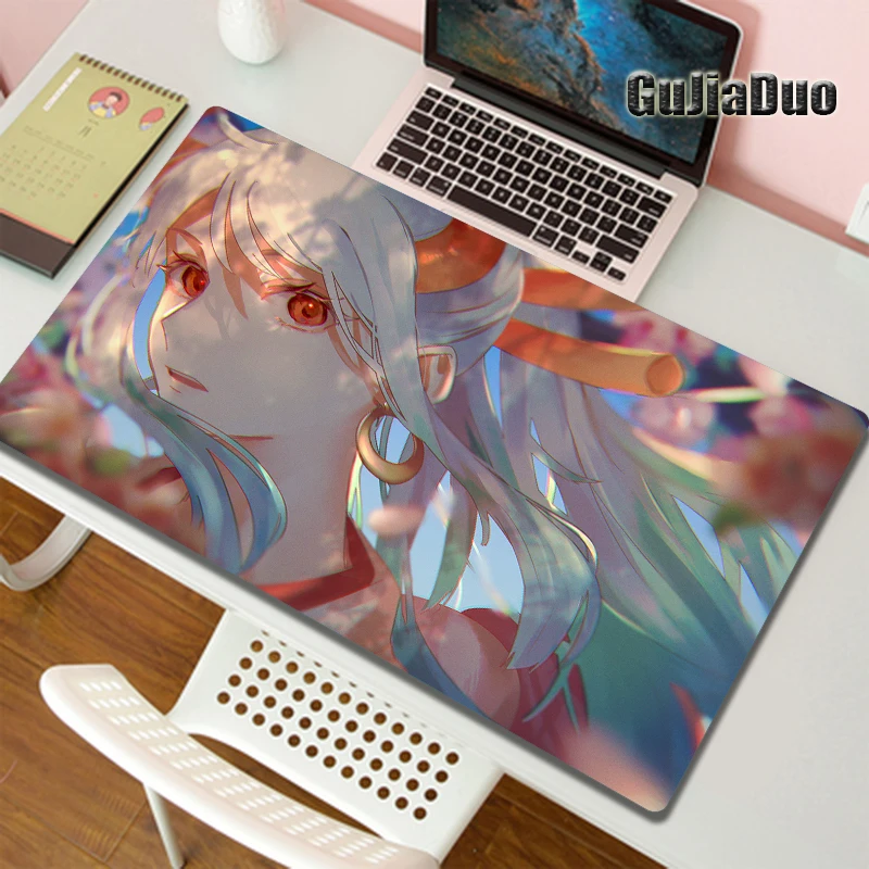 

80x40 Yamato Gamer Anime Mouse Pad XL Laptop Play Mat Non-slip Comic Mousepad Gaming Hoom Accessories Kawaii Desk Mat Pc Cushion