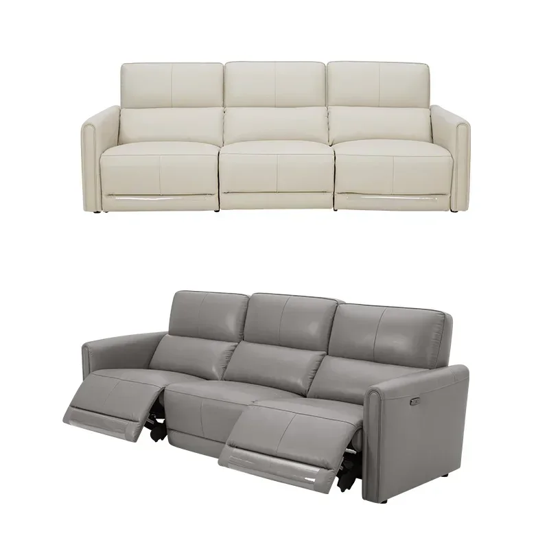 

2026 2022 hot sale manufacturer popular design sitter rocker sectional super comfortable real leather recliner sofa