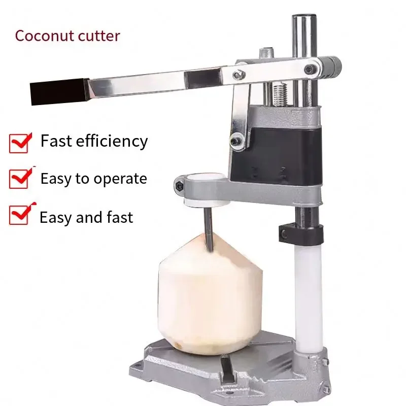 Green Coconut Cutting Open Knife Fruit Shop Portable Manual Coconut Hole Opener Shell Coconut hols opening Machine