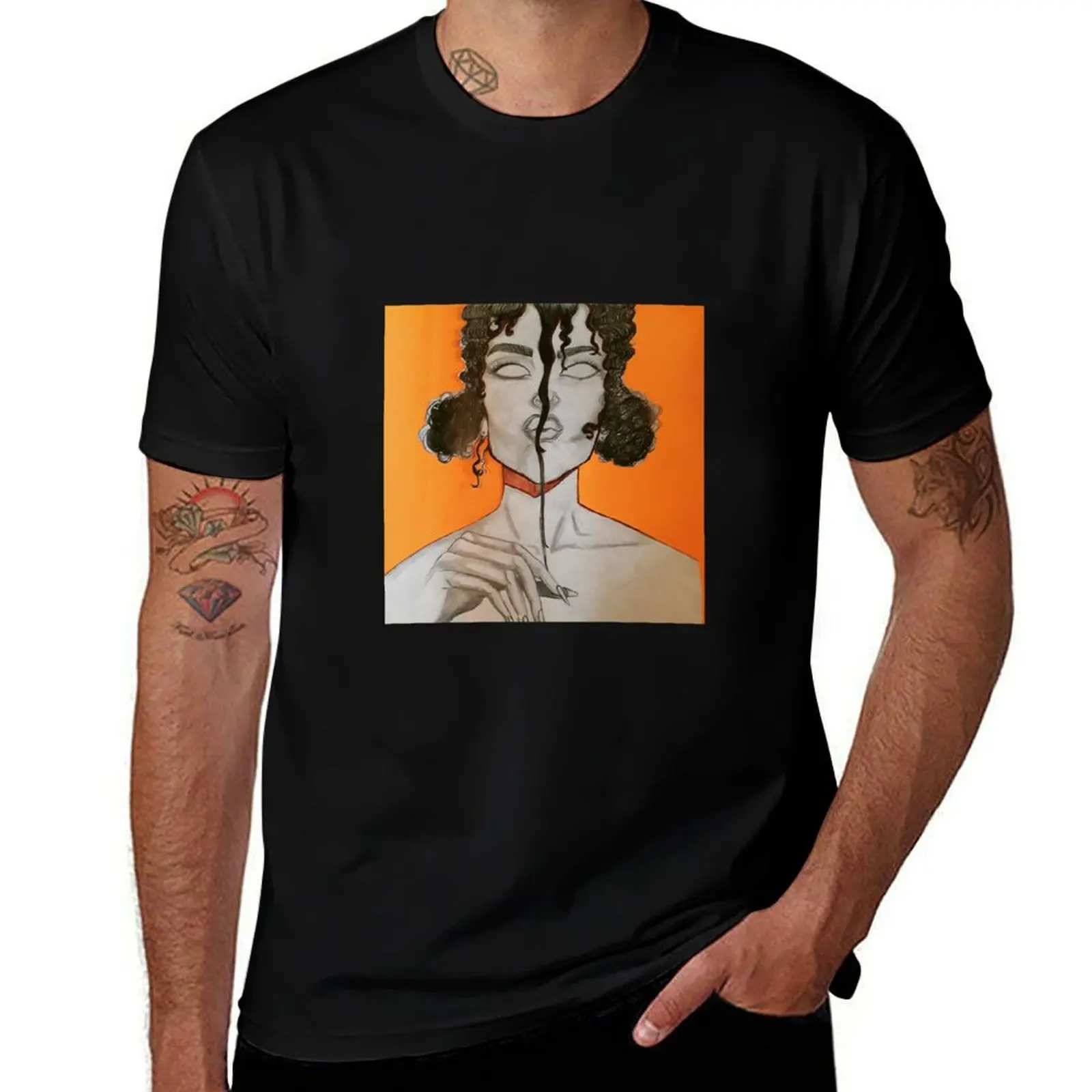 

Length Check T-Shirt anime tshirt man t shirt cotton