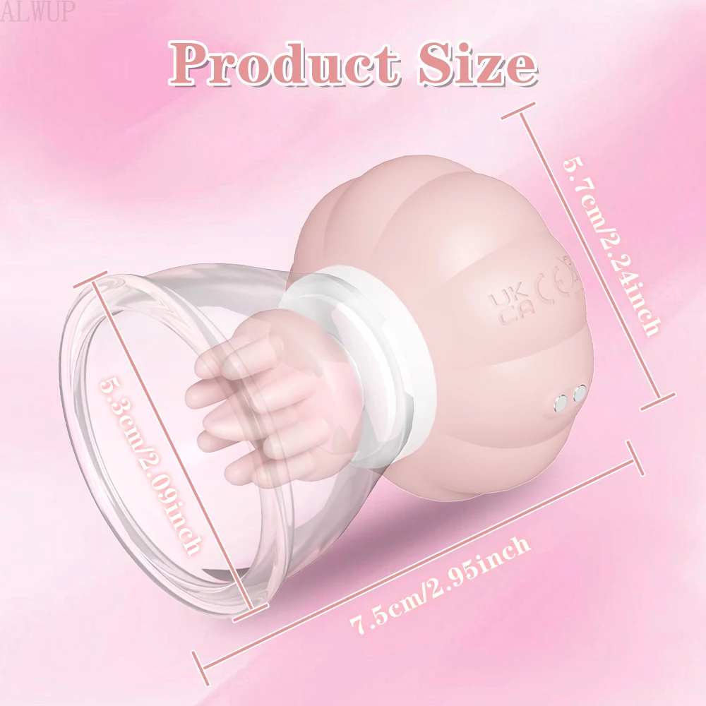 مدلك الثدي هزاز للنساء لعق اللسان تحفيز البظر مص الحلمة أدوات الاستمناء الإناث ألعاب الجنس #6