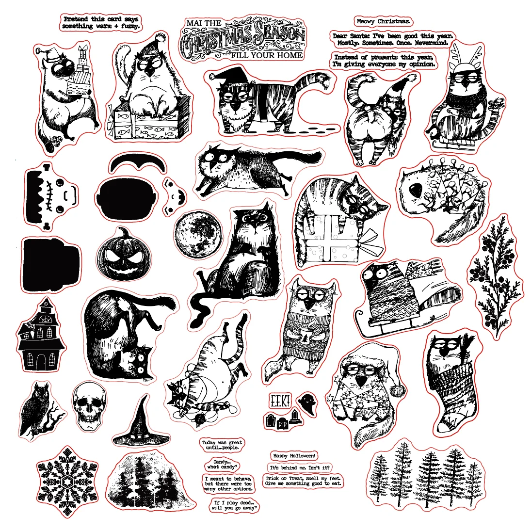 

1$Clearance Clear Stamps DIY Scrapbook Embossed Handcraft Paper Card Album Craft Template Supplies Decoration 2025 New Arrival