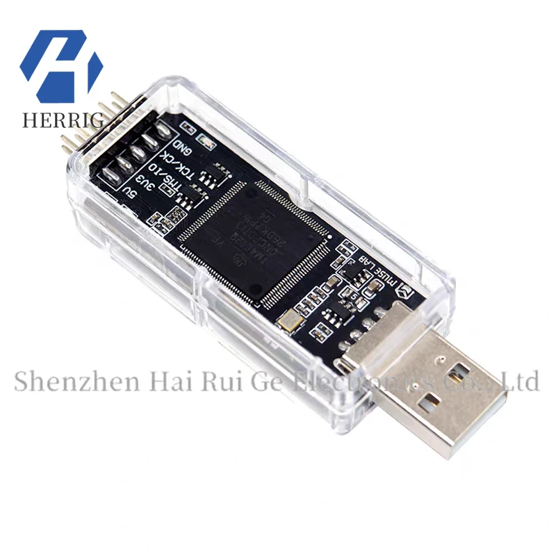 XDS110 Downloader, Debugger, Emulator for TI DSP/MCU C2000 with Overcurrent and Electrostatic Protection, Driver-Free