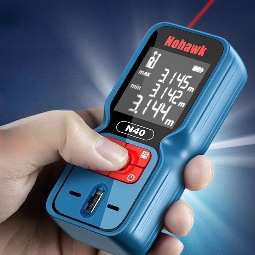 

Nohawk N40 Portable Bluetooth Laser Rangefinder 50/70/120M High-precision Infrared Measuring Instrument Electronic Laser Ruler