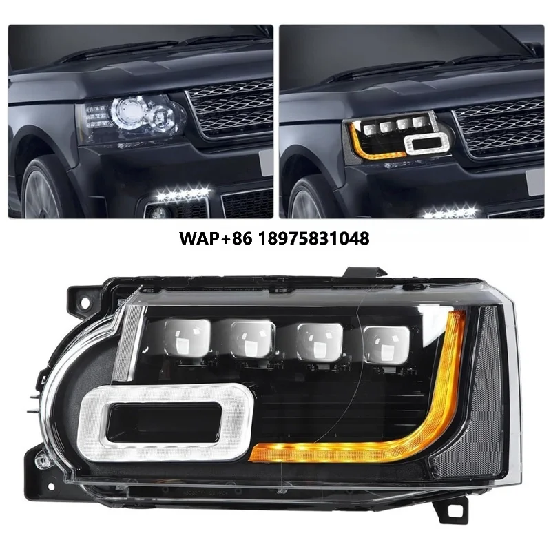 

LUFENG Headlight Assembly for Range Rover Vogue L405 2013-2017 Led Matrix Head Lamp DRL Signal Car Accessories