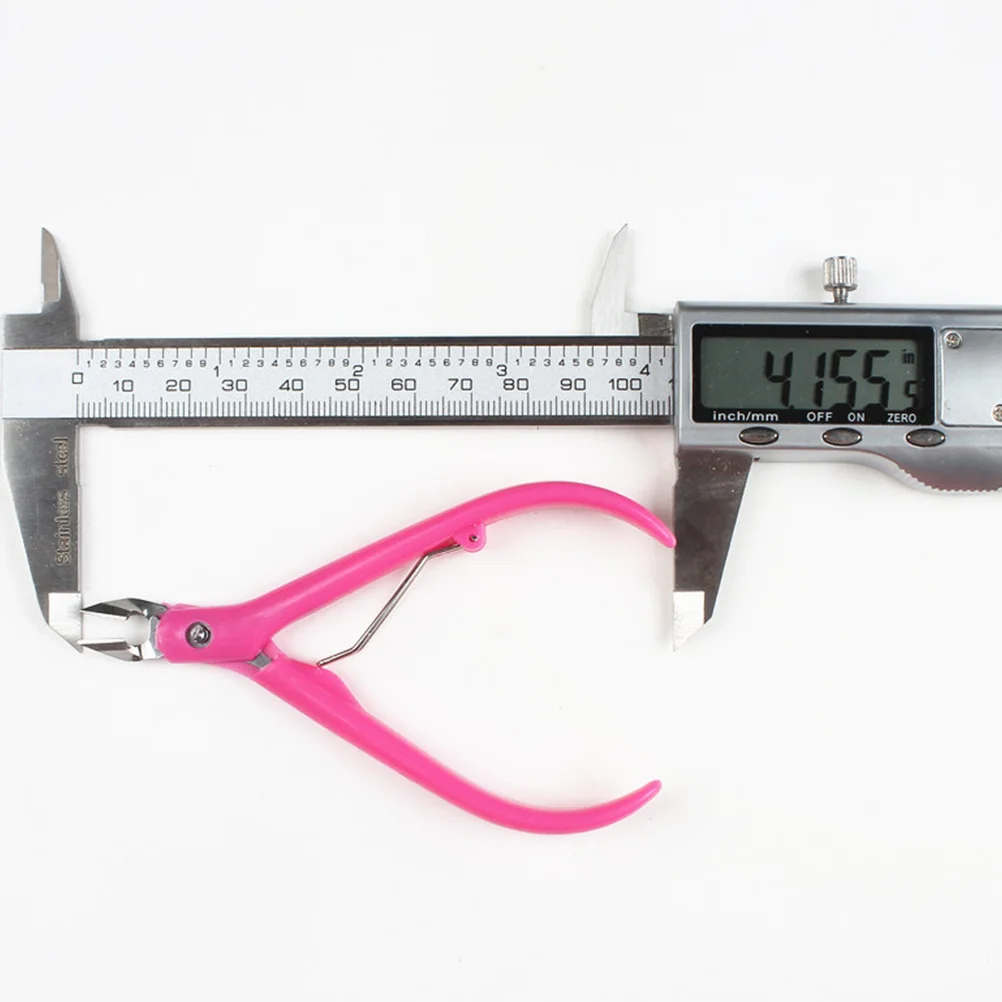 

3pcs Nail Nipper Cuticle Cutter Plastic Handle Dead Skin Remover For Manicure Pedicure At Home Salon Portable Strong Spring