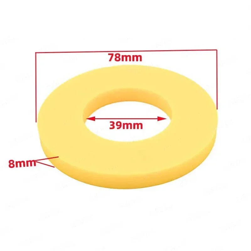 2PCS Automotive Universal Sound Deadening Pad Shock Absorber Top Mount Tower Rubber Bushing Suspension Shock Bearing Piece