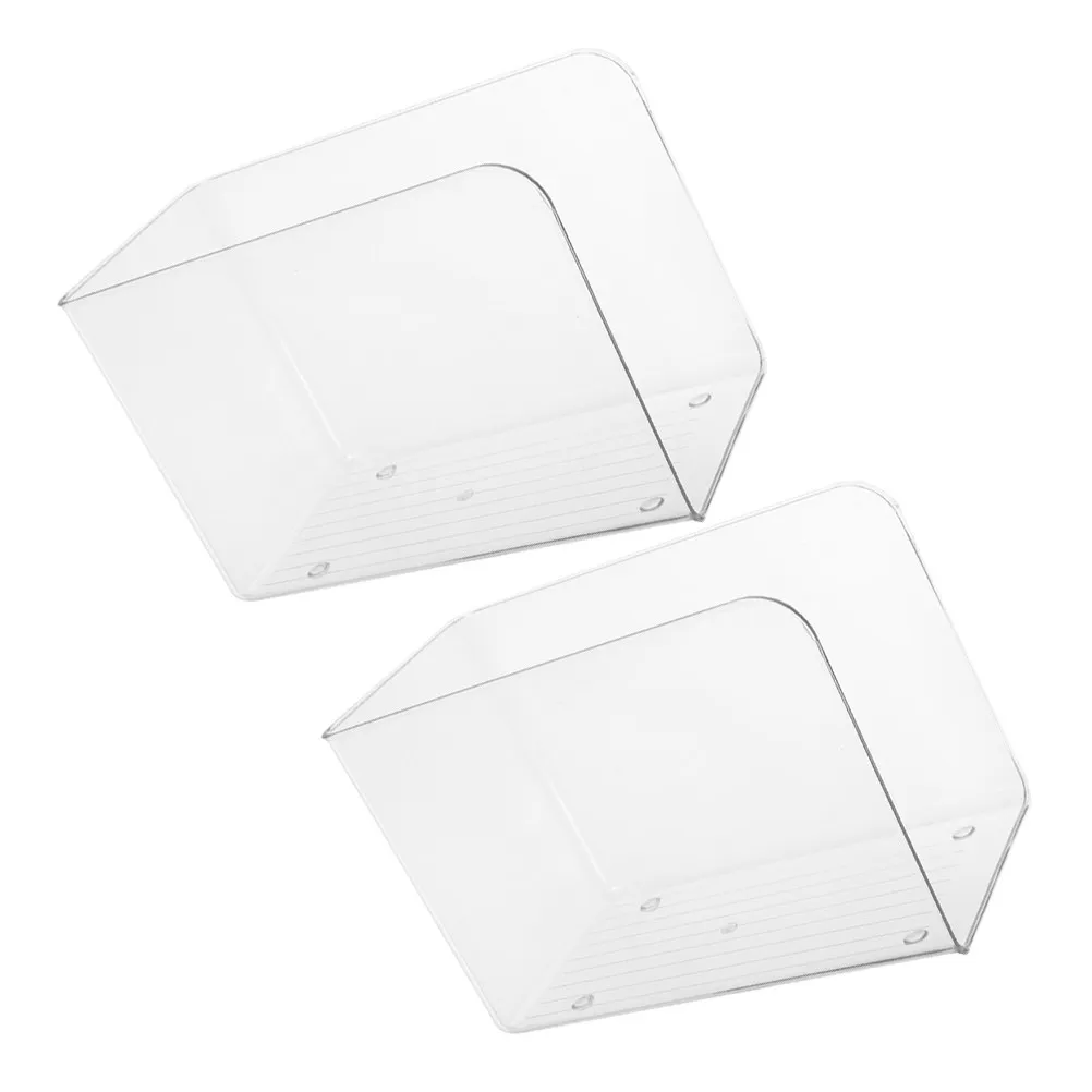 

2 шт. акриловые подставки для книг, декоративные аксессуары для книжных полок, вертикальные держатели для журналов, файлов, ноутбуков, органайзеры для дома и офиса