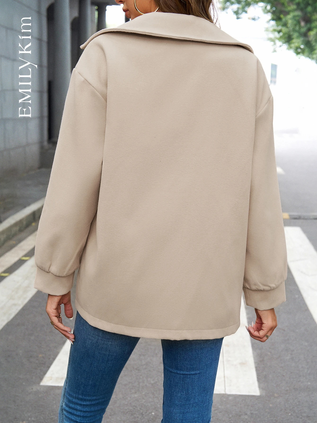 Padded Thick Women Shirts Korean Warm Woolen Button Up Tops Vintage Turn Down Collar Loose Female Coats Jacket With Pocket