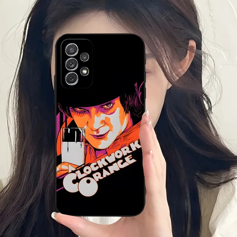 A Clockwork Orange Film Phone Case For Samsung Galaxy S23 S22 S21 S20 S30 Ultra Fe S10 S8 S9 Note 20 10 Pro Plus Black Cover