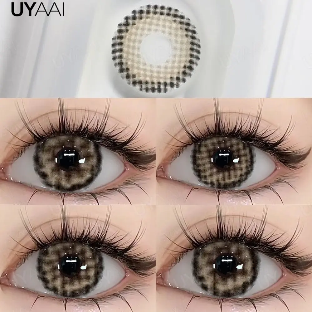 UYAAI NEUE Farbige Kontaktlinsen Beauty Blue Colorcon PATTAYA Serie Natürliche Braune Linsen Kosmetische Colorcon Beauty Soft Green Pupillenlinsen – Detail 20
