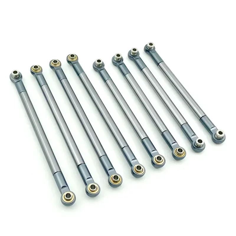 for MN86S MN86 MN86KS MN86K MN G500 Upgrade Parts 8PCS Metal Pull Rod Link Rod Linkage 1/12 RC Car Accessories