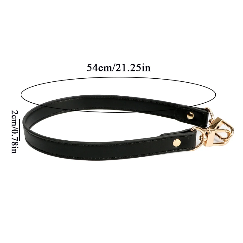 Handbag Handles Solid Color Leather Bag Strap Women Replace Wrist Strap Underarm Bag Belt Single Shoulder Bag Strap Accessories