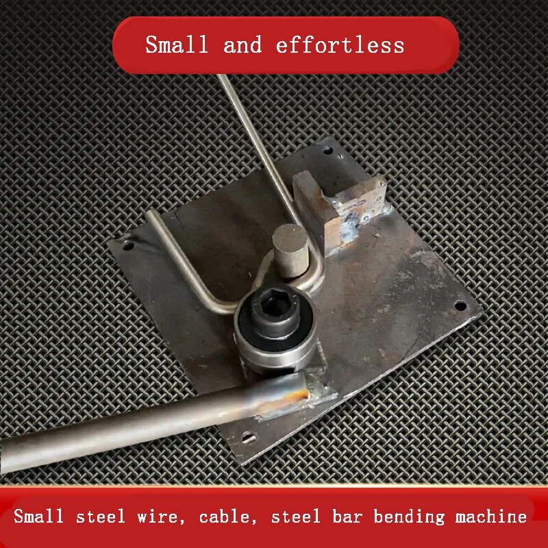 Machine1MM-8MM Manual Steel Bar Bender Portable ConstructionBuilding Bending Machine Rebar Bending Tool Deformed Rod Folding